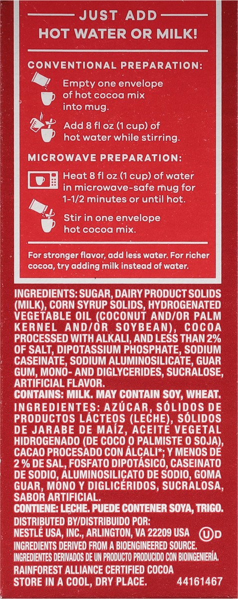 slide 9 of 9, Nestle Hot Cocoa Rich Milk Chocolate Flavored Mix Powder- 6.83 oz, 6.83 oz