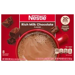 Nestle Hot Cocoa Rich Milk Chocolate Flavored Mix Powder- 6.83 oz