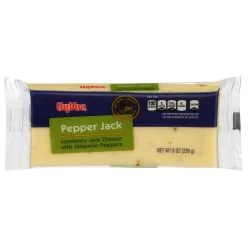 Hy-vee Pepper Jack Monterey Jack Cheese With Jalapeno Peppers