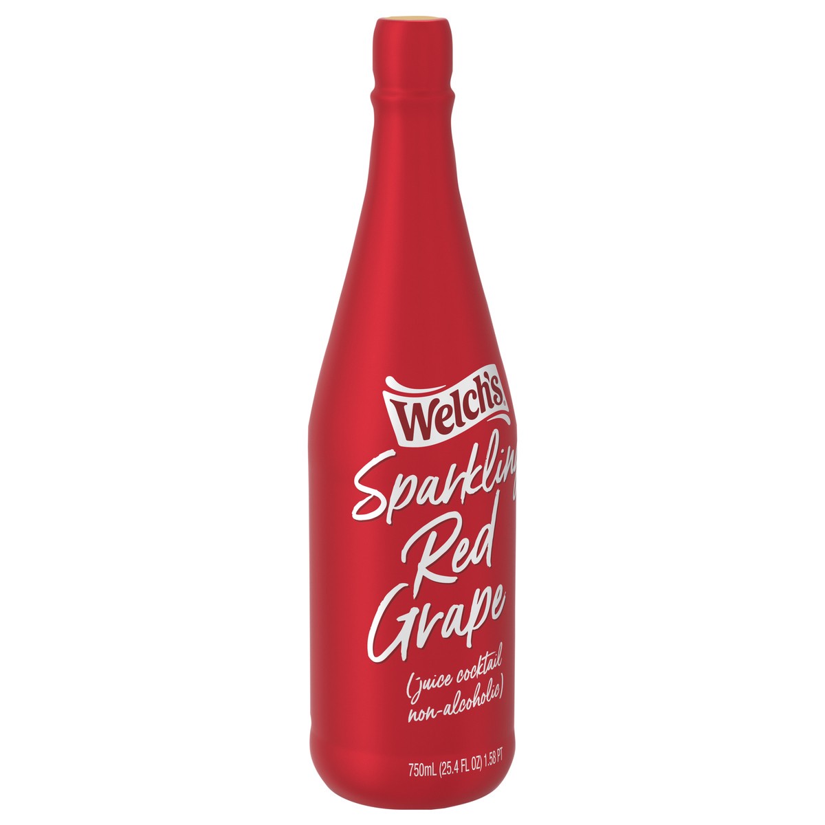 Welch's Sparkling Red Grape Juice - 25.4 fl oz Glass Bottles 25.4 fl oz