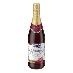 Welch's Non-Alcoholic Sparkling Juice Cocktail, Red Grape, 25.4 Fl Oz Bottle