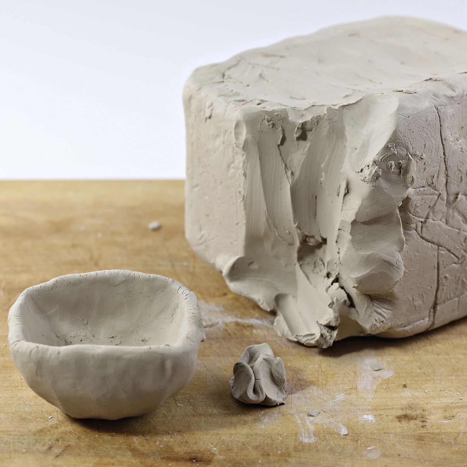 slide 5 of 5, 10lb. Natural Clay By Craft Smart, 10 lb