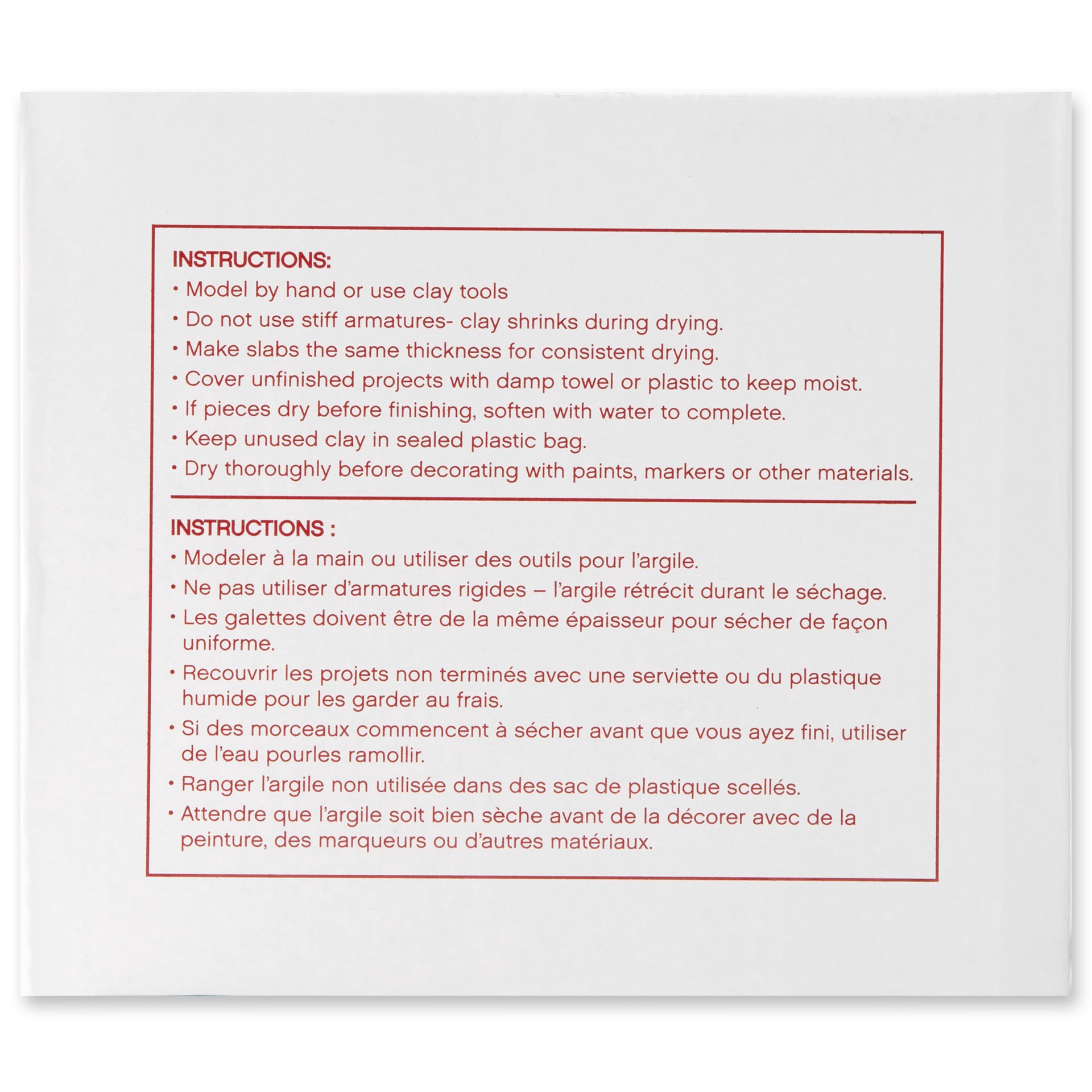 slide 4 of 5, 10lb. Natural Clay By Craft Smart, 10 lb