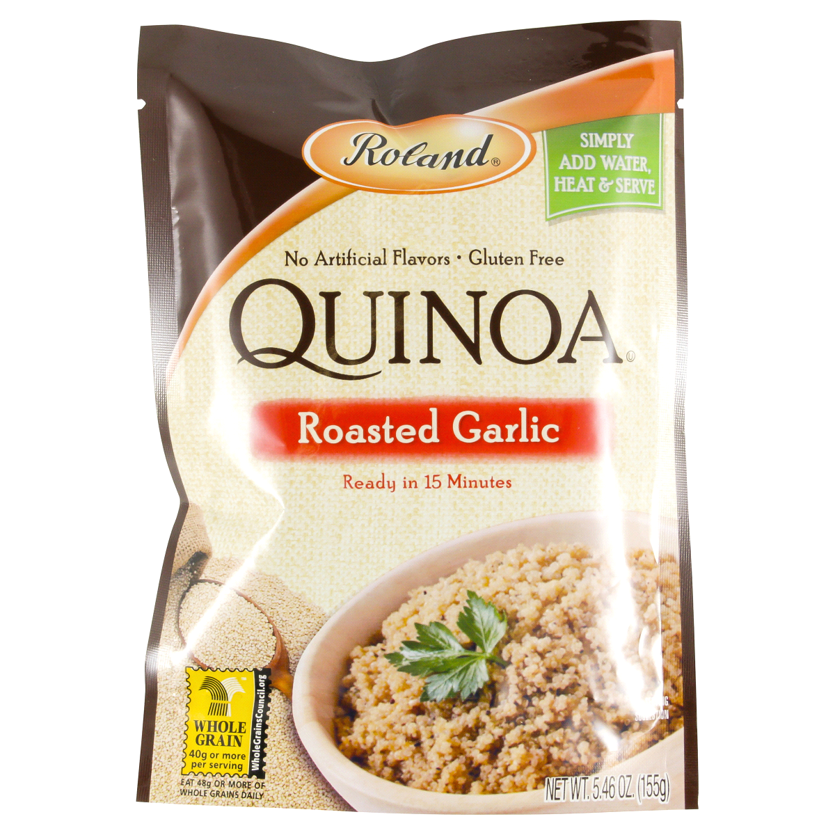 slide 1 of 2, Roland Roasted Garlic Quinoa, 5.46 oz