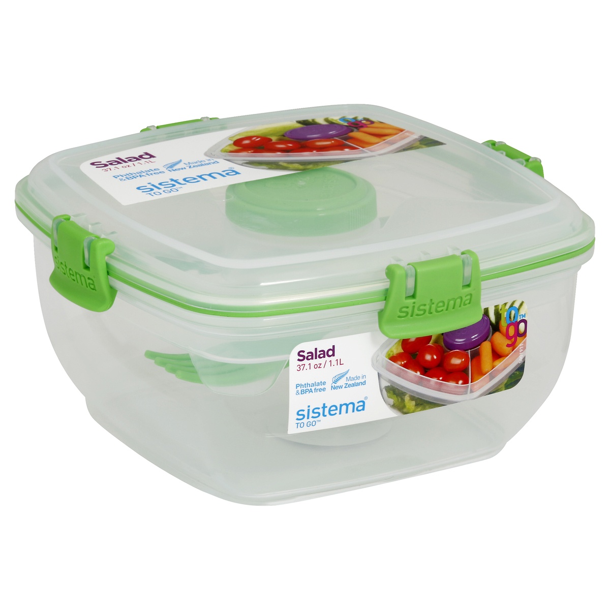  Sistema To Go Collection Salad to Go Food Storage