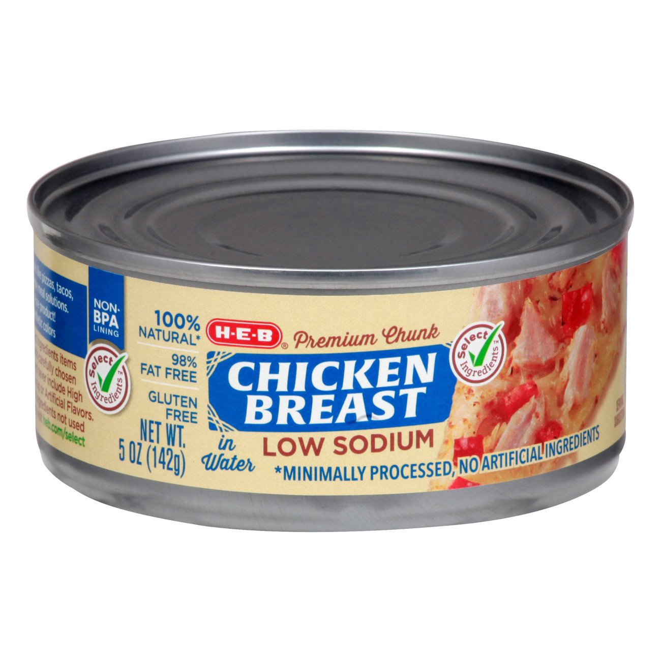 slide 1 of 1, H-B Low Sodium Chicken Breast - 5 oz, 5 oz
