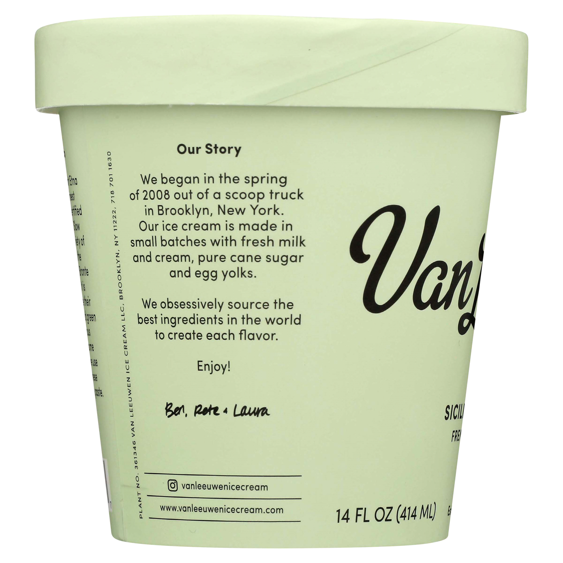 slide 2 of 21, Van Leeuwen Vanleeuwen Ice Cream Pistachio 14 Oz, 14 oz