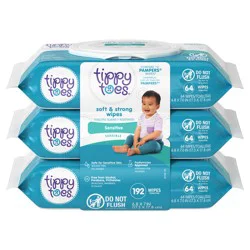 Tippy Toes Tippy Bby Wipe Sens 3Pk
