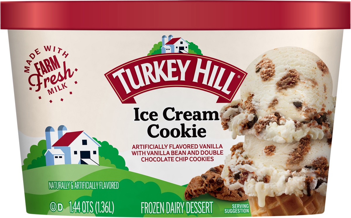 slide 2 of 2, Turkey Hill Ice Cream Cookie, 1.44 qt