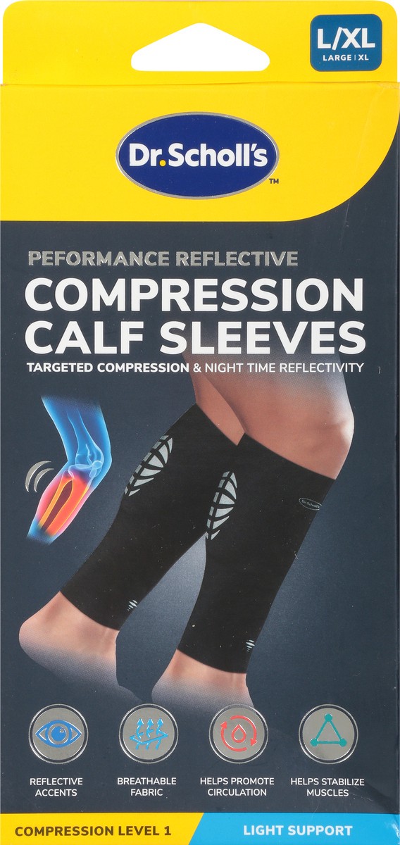 slide 7 of 12, Dr. Scholl's Compression Large/XL Calf Sleeve 1 ea, 1 ct