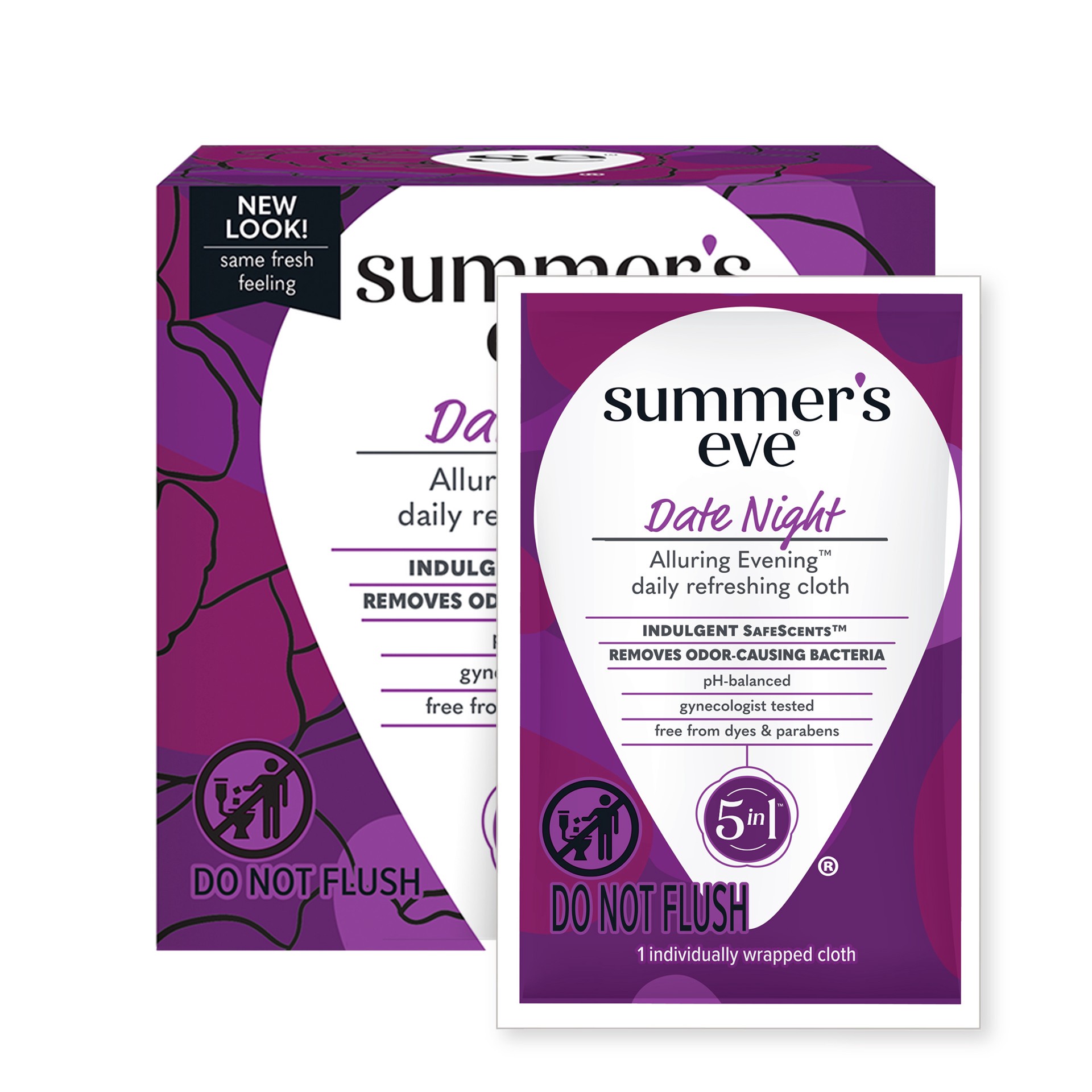 slide 1 of 1, Summer's Eve Date Night Feminine Cleansing Wipes, Pre/Post-Intimacy Cleansing, 16 Count, 16 ct