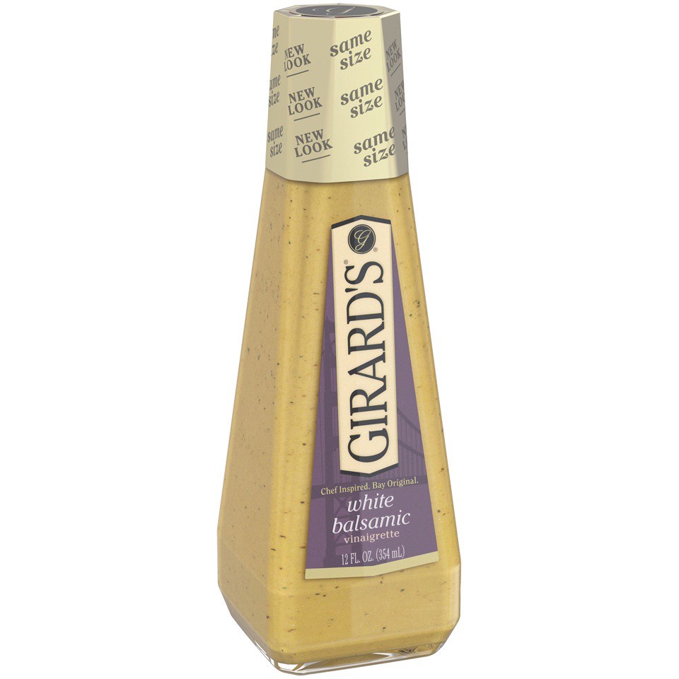 slide 6 of 8, Girard's White Balsamic Vinaigrette 12 fl. oz. Bottle, 12 fl oz