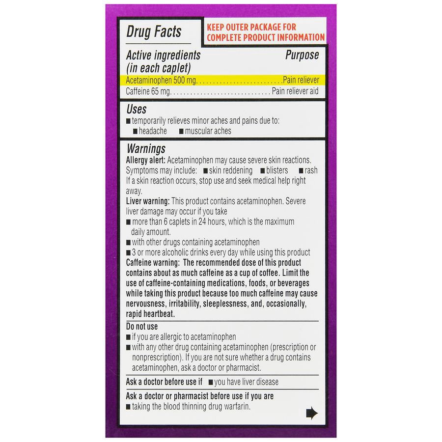 slide 4 of 5, Walgreens Tension Headache Relief Caplets, 100 ct