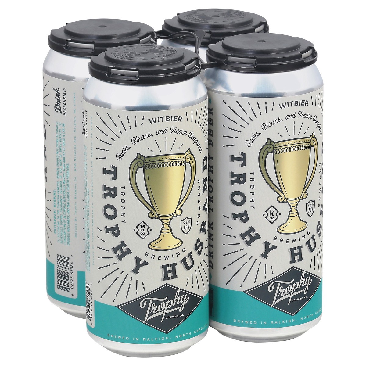 slide 6 of 9, Trophy Brewing Co. Trophy Husband Witbier Beer Can 4 - 16 fl oz Cans, 4 ct; 16 oz