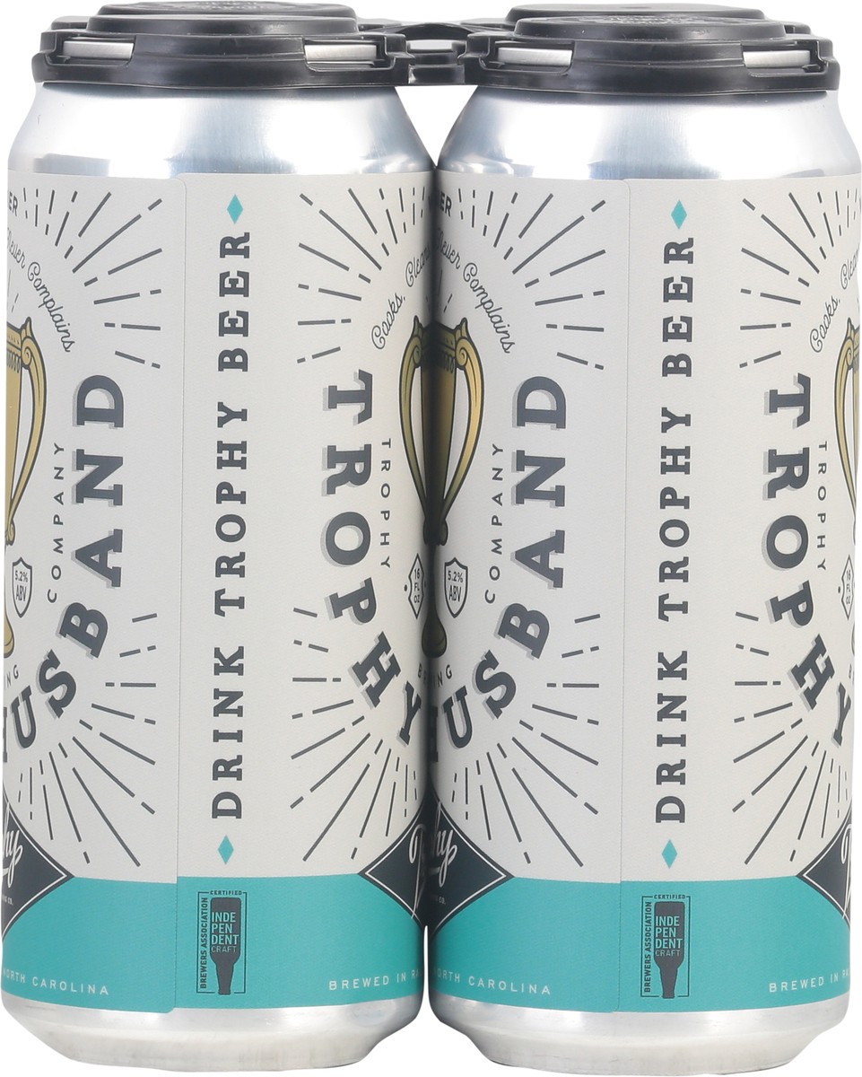 slide 7 of 9, Trophy Brewing Co. Trophy Husband Witbier Beer Can 4 - 16 fl oz Cans, 4 ct; 16 oz