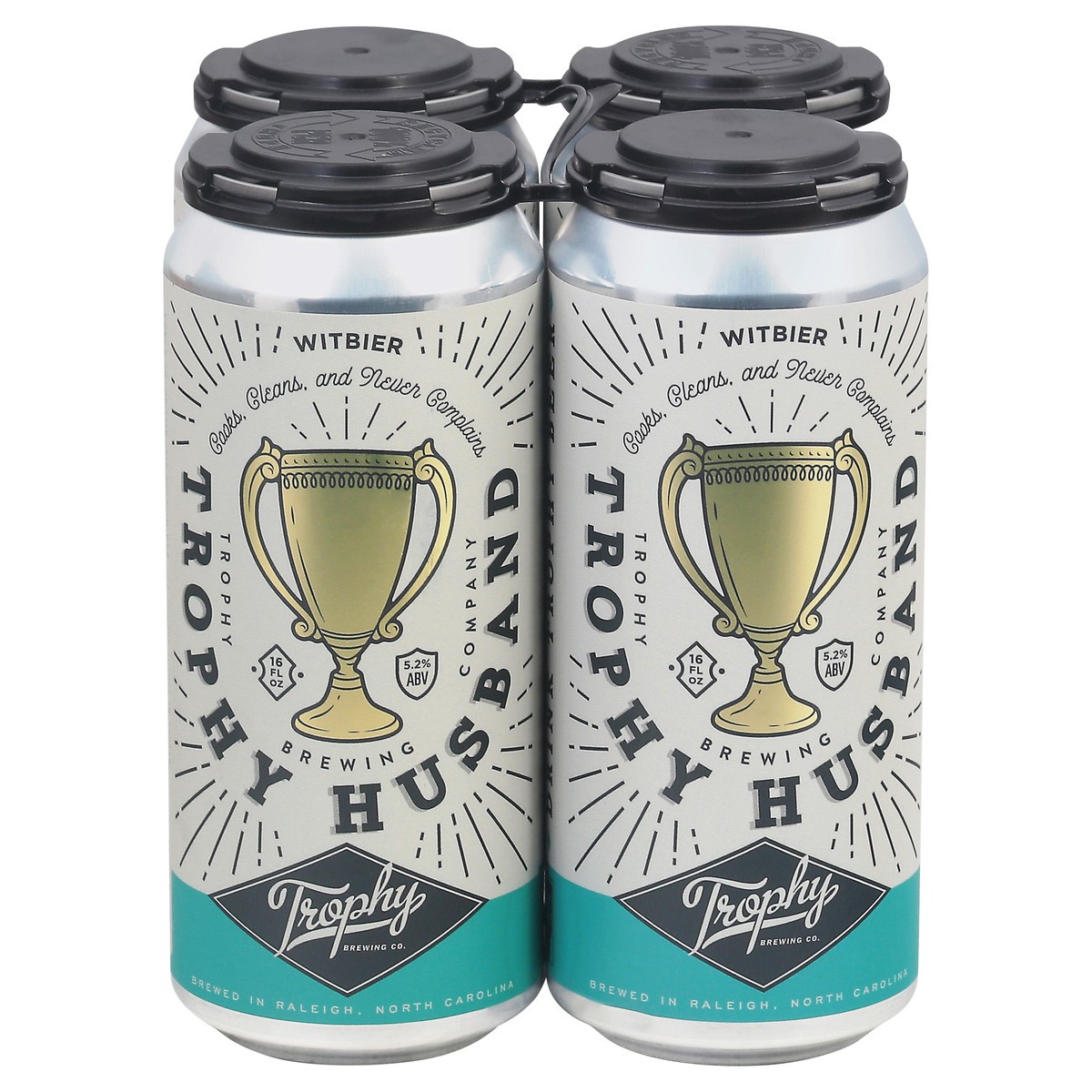 slide 1 of 9, Trophy Brewing Co. Trophy Husband Witbier Beer Can 4 - 16 fl oz Cans, 4 ct; 16 oz
