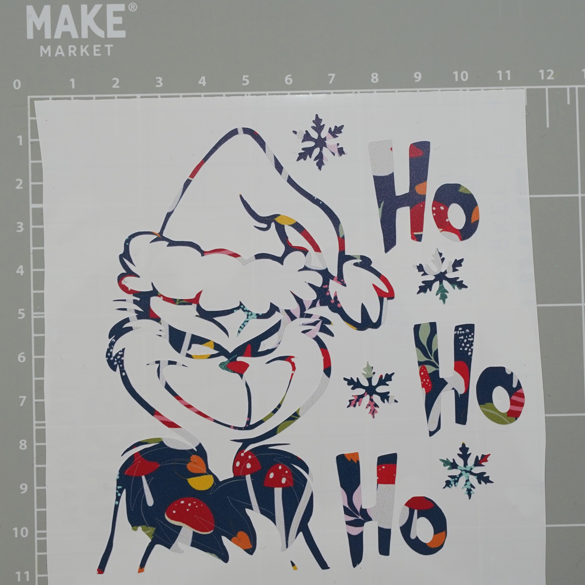 slide 4 of 5, Mushroom Pattern Permanent Vinyl By Make Market, 12 in x 48 in