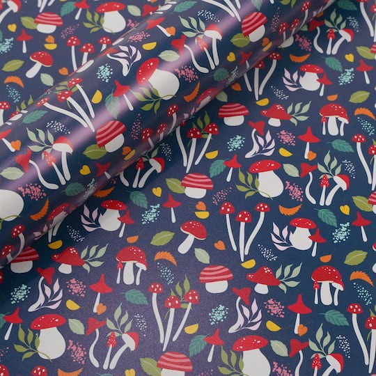 slide 1 of 5, Mushroom Pattern Permanent Vinyl By Make Market, 12 in x 48 in