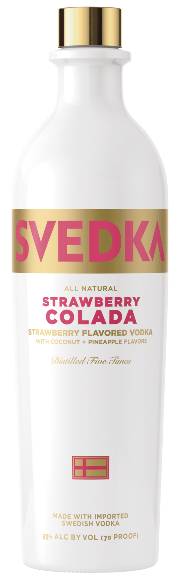 slide 1 of 6, SVEDKA Strawberry Colada Flavored Vodka, 70 Proof, 750 ml