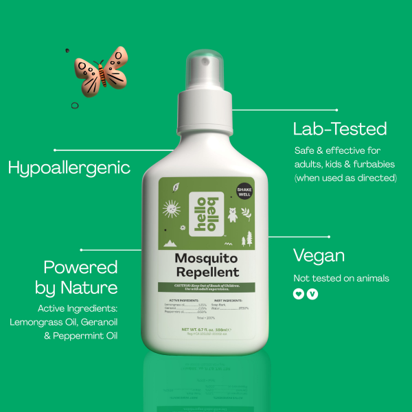 slide 11 of 29, Hello Bello Mosquito Repellent Spray, 6.7 oz