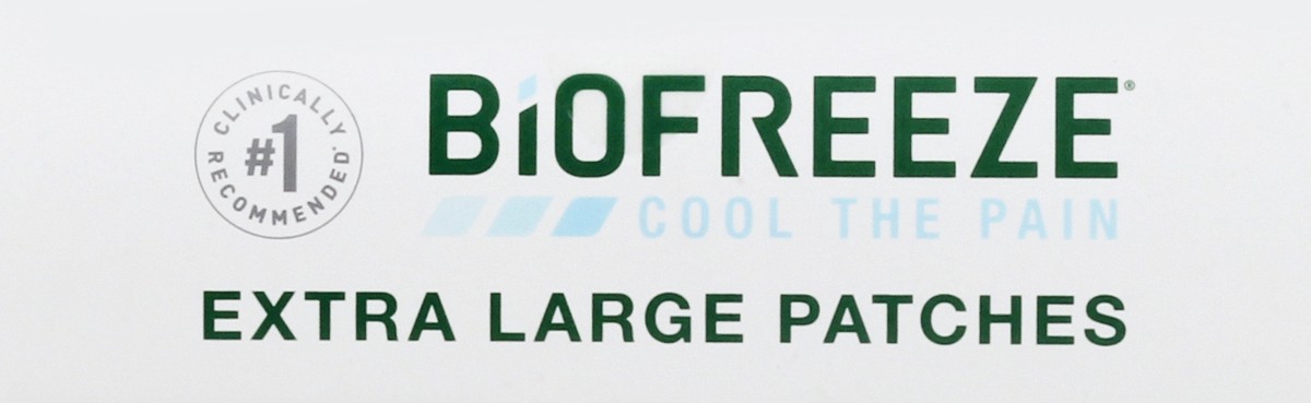 slide 3 of 9, Biofreeze Extra Large Pain Relief Patches 1 ea, 1 ct