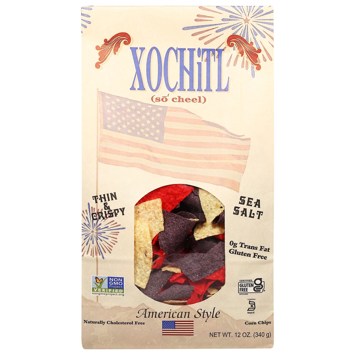 slide 1 of 14, Xochitl American Style Corn Chips 12 oz, 12 oz