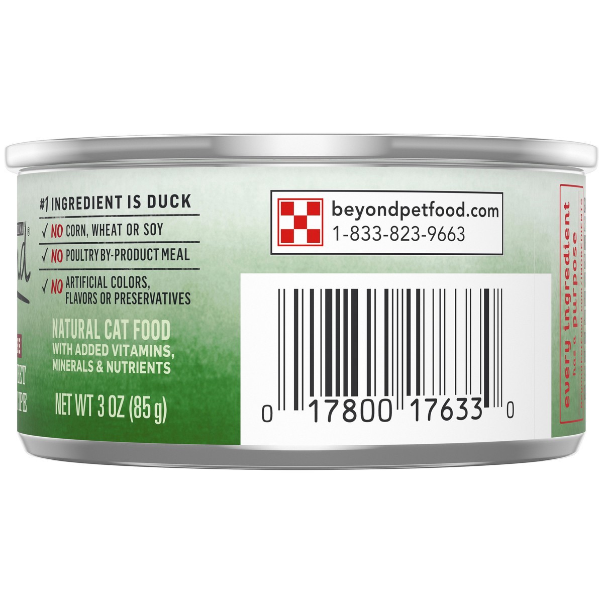 slide 7 of 7, Beyond Purina Beyond Grain Free Canadian Duck and Sweet Potato Recipe Wet Cat Food Pate - 3 oz. Can, 3 oz