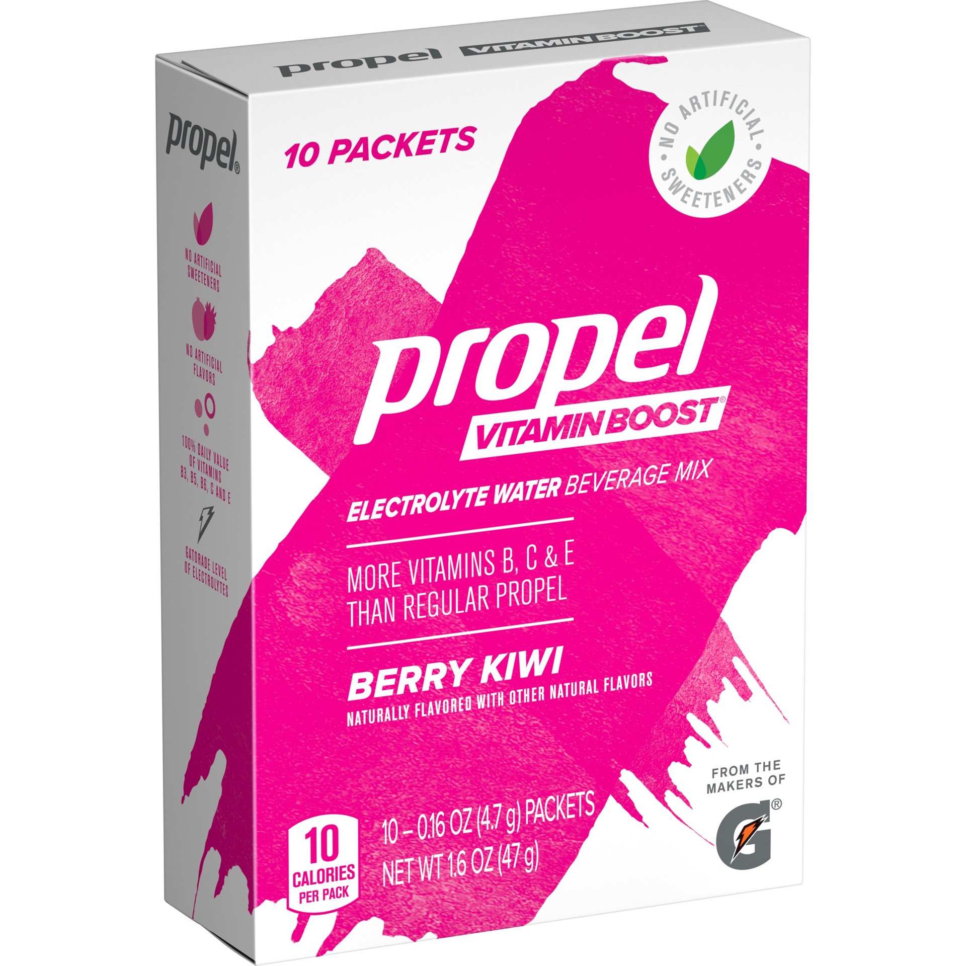 slide 1 of 6, Propel Vitamin Boost Bry Kiwi, 0.84 oz