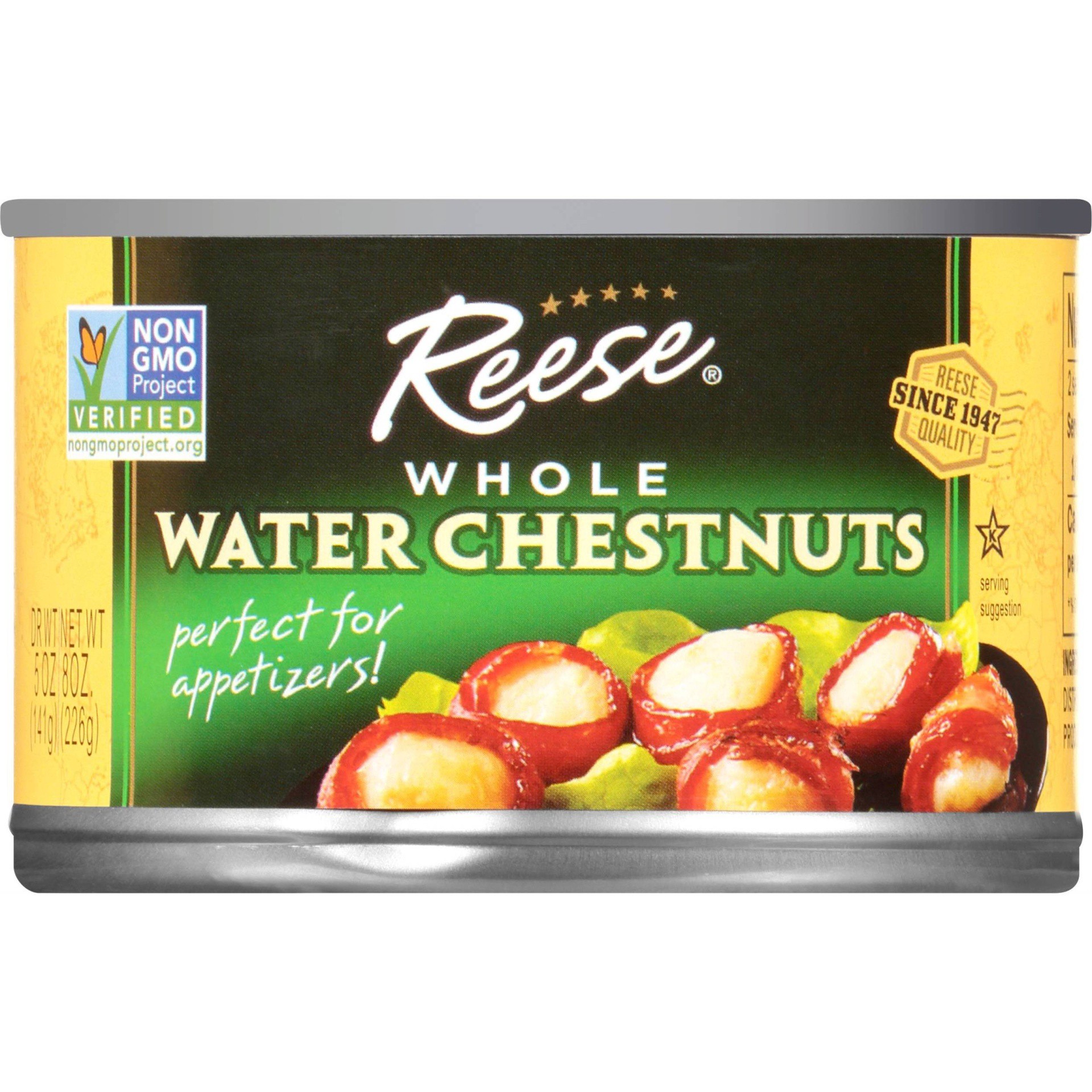 slide 1 of 4, Reese's Reese Whole Water Chestnuts, 8 oz