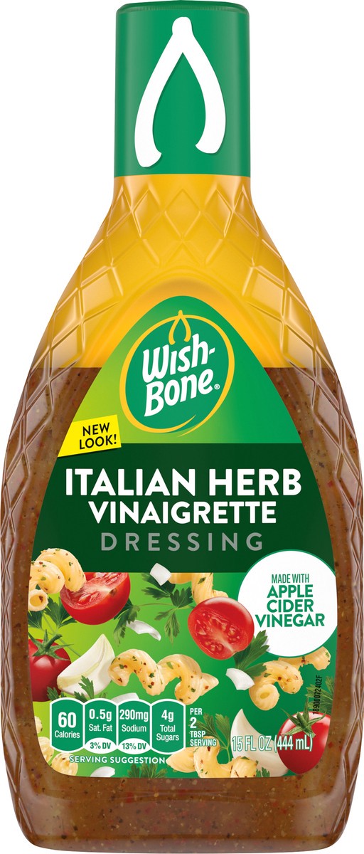 slide 3 of 13, Wish-Bone Italian Herb Vinaigrette Dressing 15 oz, 15 oz