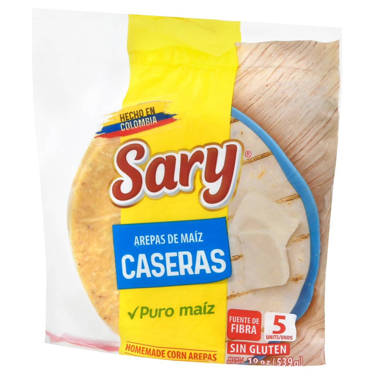 slide 3 of 4, Sary Homemade Corn Arepas 5 ea, 17 oz