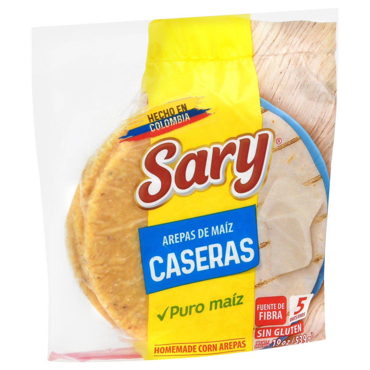 slide 2 of 4, Sary Homemade Corn Arepas 5 ea, 17 oz