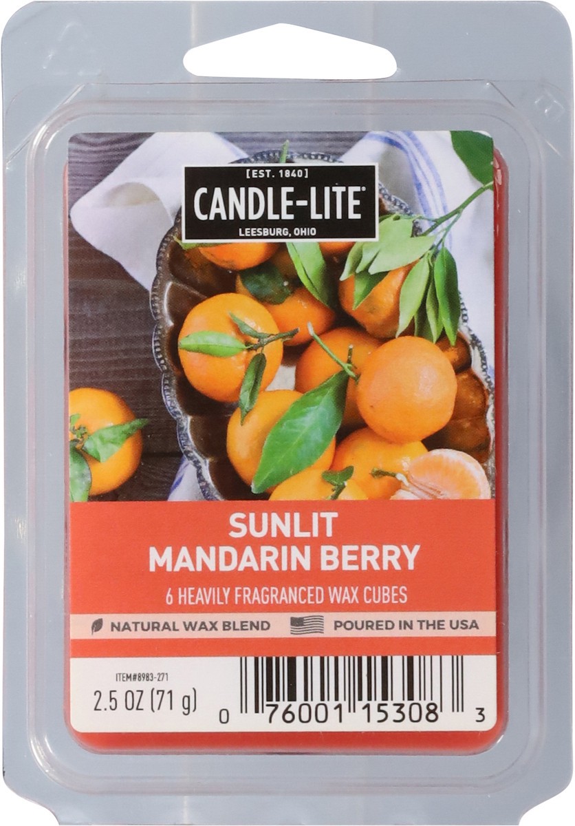 slide 11 of 11, Candle-Lite Sunlit Mandarin Berry Wax Cubes 6 ea, 6 ct