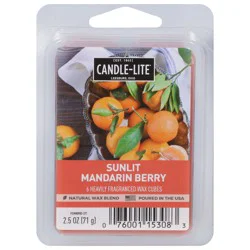 Candle-Lite Sunlit Mandarin Berry Wax Cubes - 6 ea