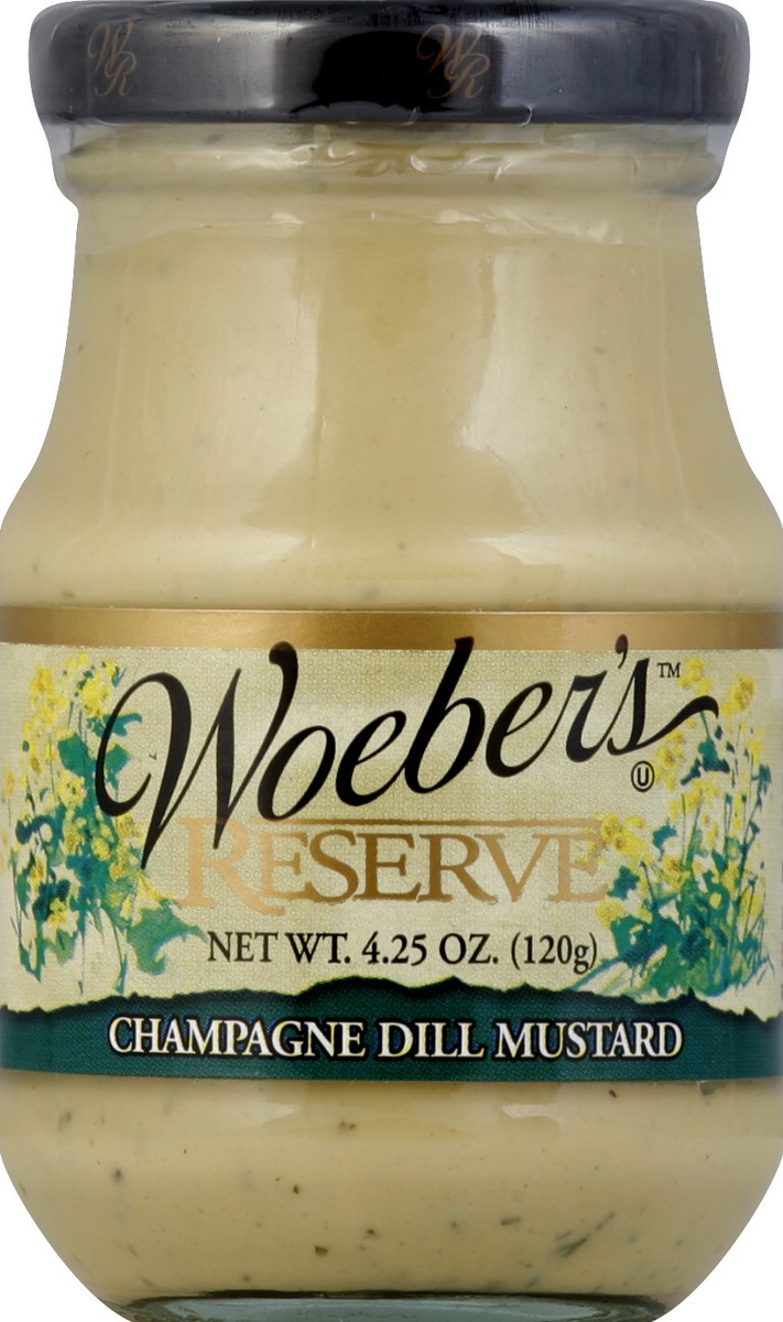 slide 2 of 2, Woeber's Reserve Champagne Dill Mustard, 4.25 oz