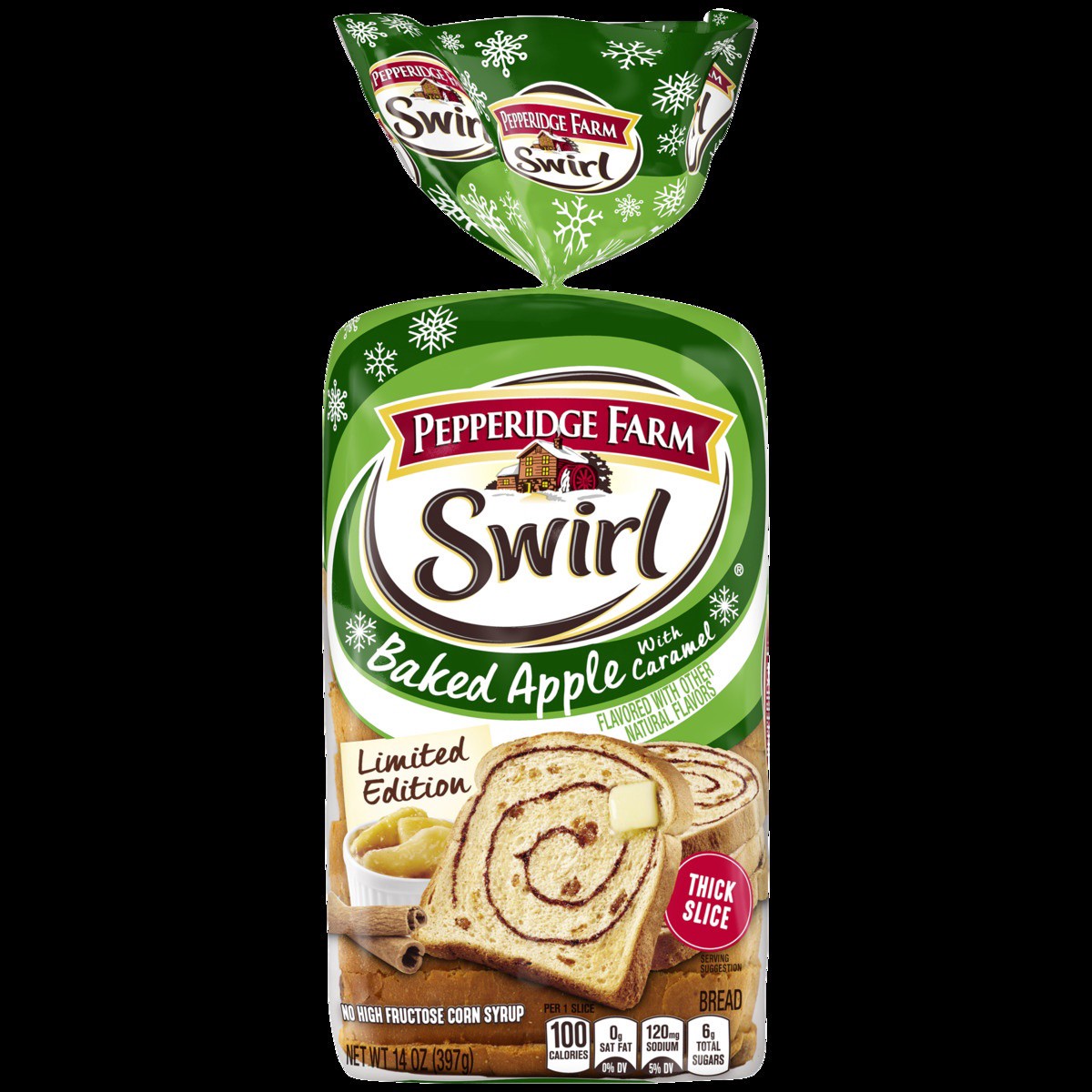 slide 7 of 10, Pepperidge Farm Baked Apple with Caramel Swirl Bread, 14 oz