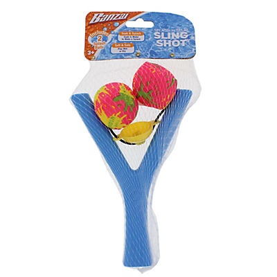 slide 1 of 1, Banzai Splash 'N Splat Sling Shot Set, 3 ct