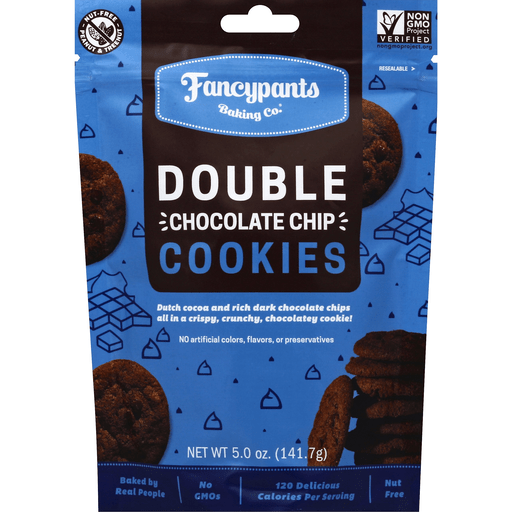 slide 1 of 1, Fancypants Baking Co. Double Chocolate Mini Crunch Cookies, 5 oz