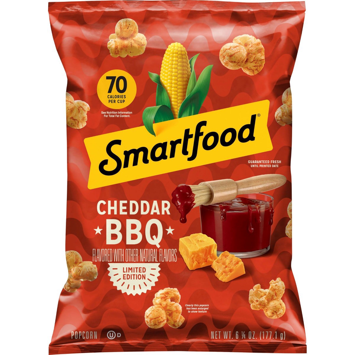 slide 1 of 13, Smartfood Cheddar BBQ Popcorn 6.25 oz,