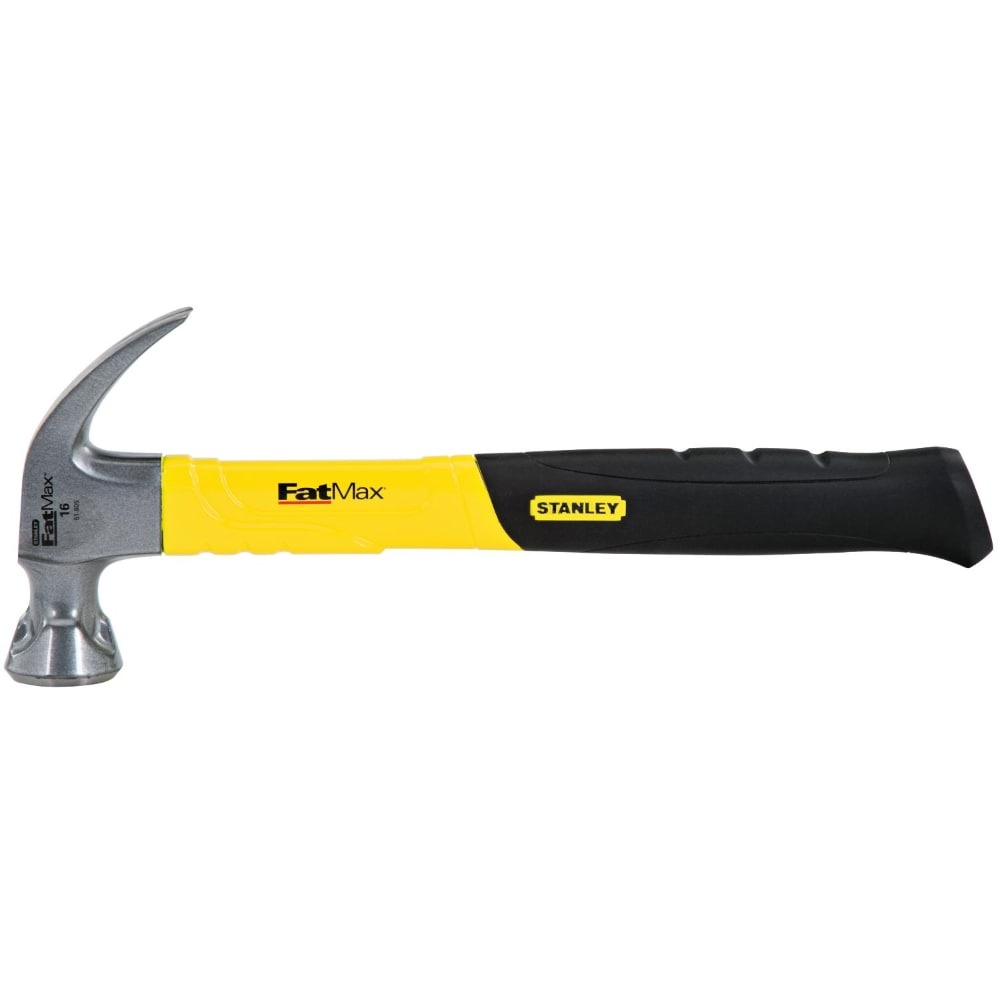 slide 1 of 1, STANLEY Fatmax Curved Claw Graphite Hammer With Large Strike Face, 16 oz