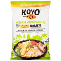 Koyo Reduced Sodium Asian Vegetable Ramen 2.1 oz