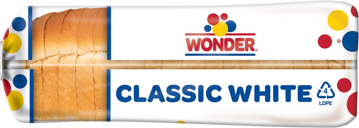 slide 5 of 10, Wonder Bread Small Classic White Sandwich Bread, Sliced White Bread, 16 oz Loaf, 16 oz