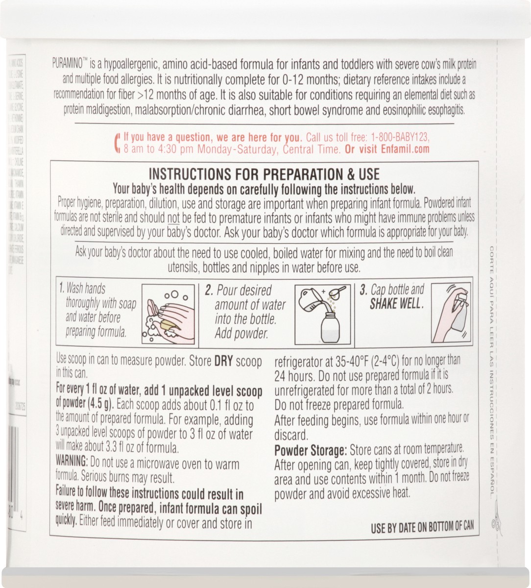 slide 8 of 9, Puramino Nutramigen Hypoallergenic 0-24 months Infant Formula 14.1 oz, 14.1 oz