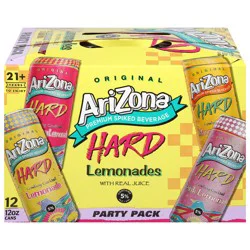 AriZona Original Premium Spiked Beverage Hard Cowboy Cocktail Assorted Malt Beverage Party Pack 12 - 12 fl oz Cans