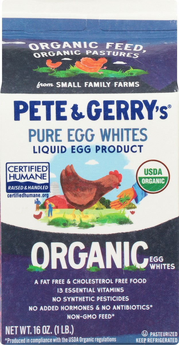 slide 11 of 12, Pete and Gerry's Pete and Gerrys Egg Whites Organic Liquid - 16 Oz, 16 oz