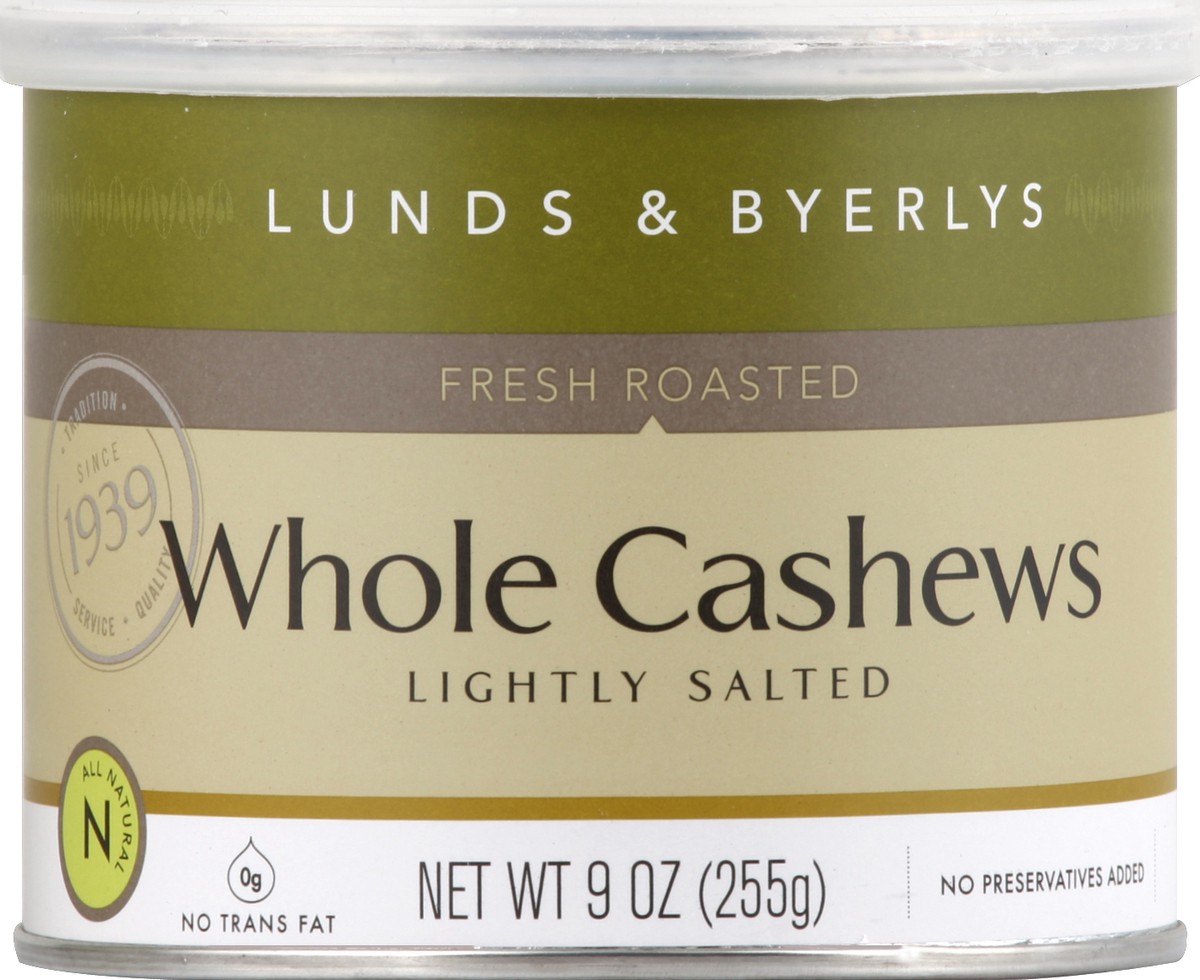 slide 2 of 3, Lunds & Byerlys Cashews 9 oz, 9 oz