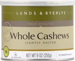 Lunds & Byerlys Cashews 9 oz