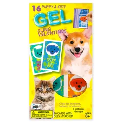 Mello Smello Kitty & Puppy Val Card Gel Cling
