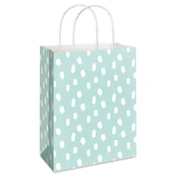 American Greetings All Occasion Large Mint Polka Dots Gift Bag