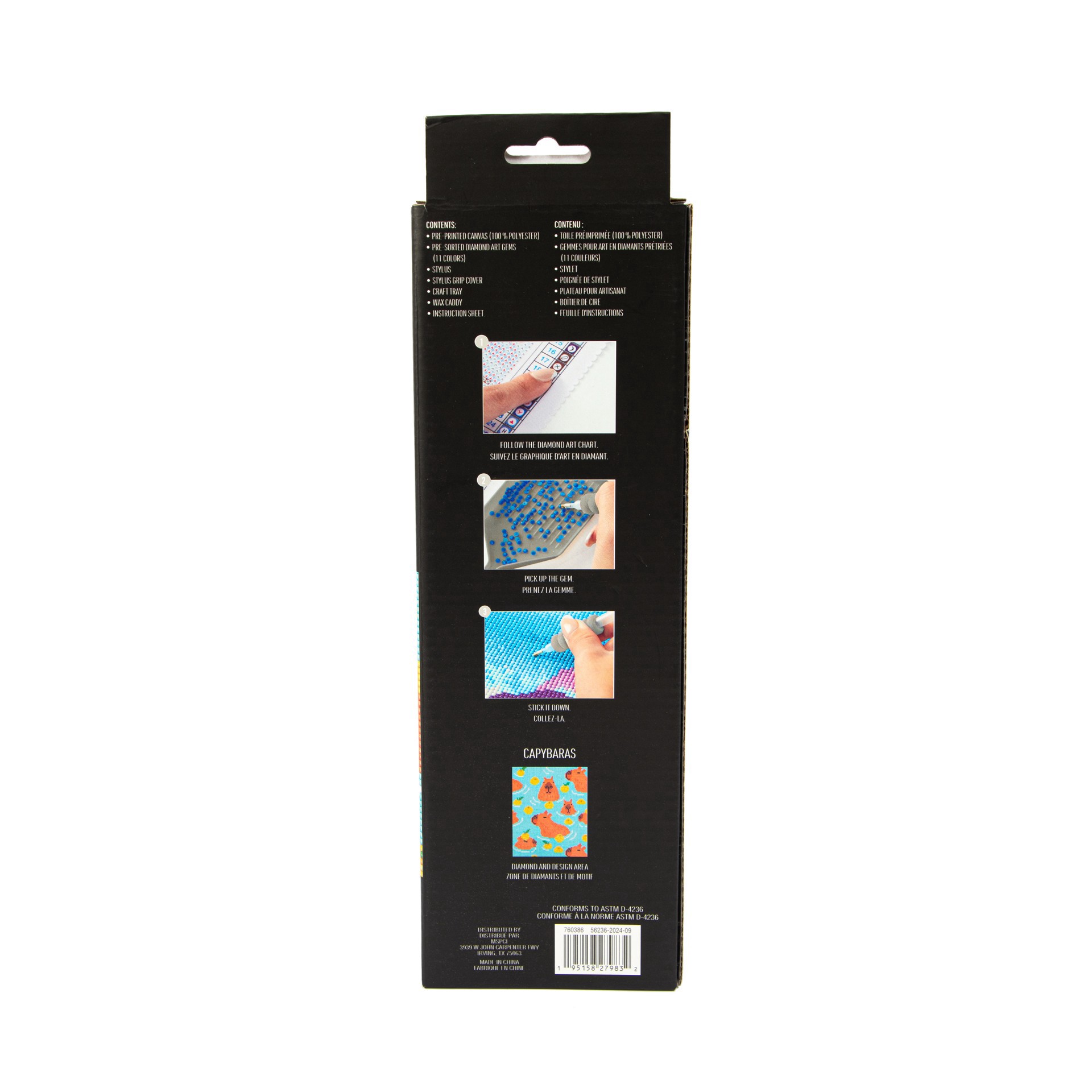 slide 2 of 5, Capybaras Square Diamond Art Kit By Make Market, 8 in x 10 in